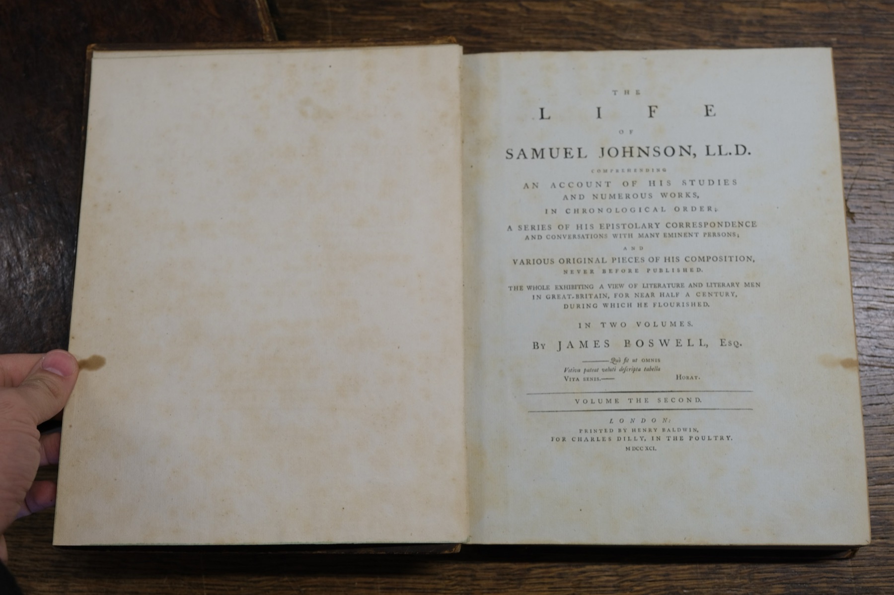 Volume the Second, same imprint, same year