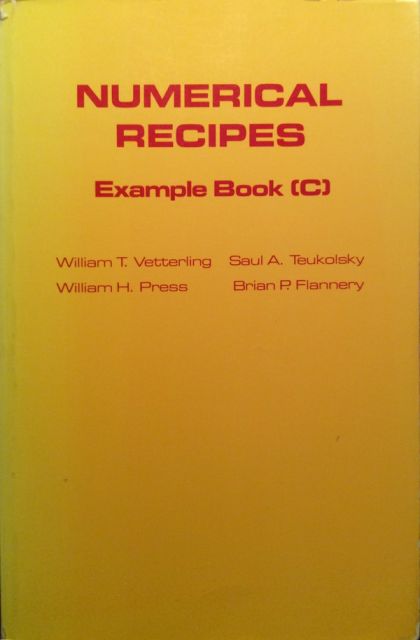 Numerical Recipes Example Book C — B. P. Flannery