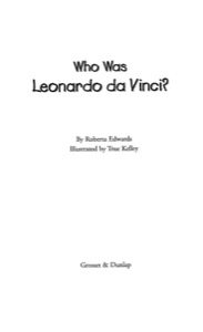 Who Was Leonardo da Vinci? (Who Was?) — Roberta Edwards