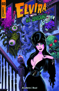 Elvira Meets H.P. Lovecraft, Volume 1, Issue #3 — David Avallone, Kewber Baal, Walter Pereyra, Taylor esposito, Joseph Rybandt