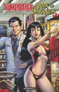 Vampirella / Army of Darkness Volume 1 — Mark Rahner, Jethro Morales, Morgan Hickman, Marshall Dillon