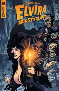 Elvira In Monsterland, Volume 1, Issue #5 — David Avallone, Kewber Baal, Walter Pereyra, Taylor esposito, Joseph Rybandt
